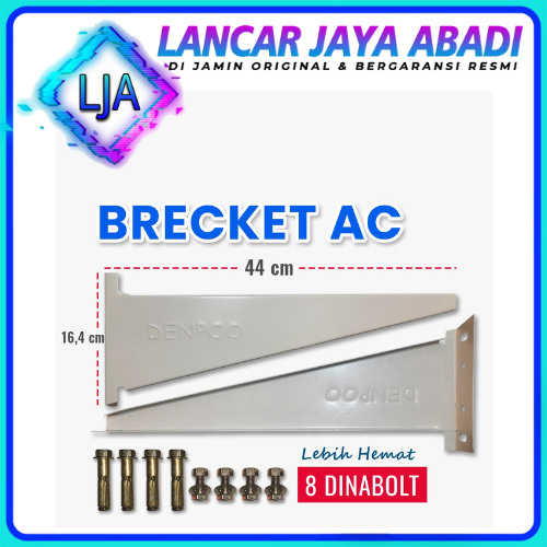 Bracket AC Denpoo Outdoor 1/2 PK, 3/4 PK sampai 1 PK / Dudukan AC Outdoor Tebal