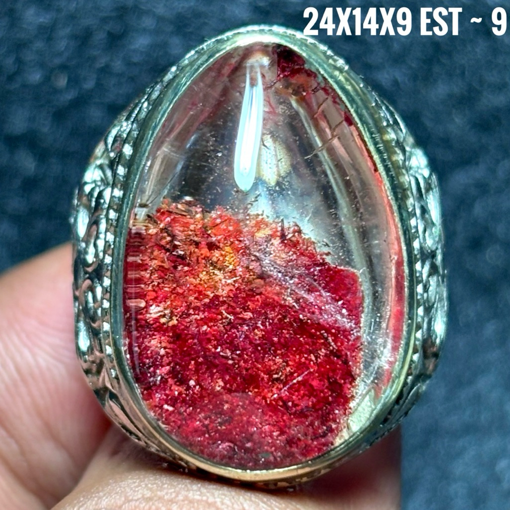 NATURAL BATU AKIK PANTHOM QUARTZ KECUBUNG KARANG