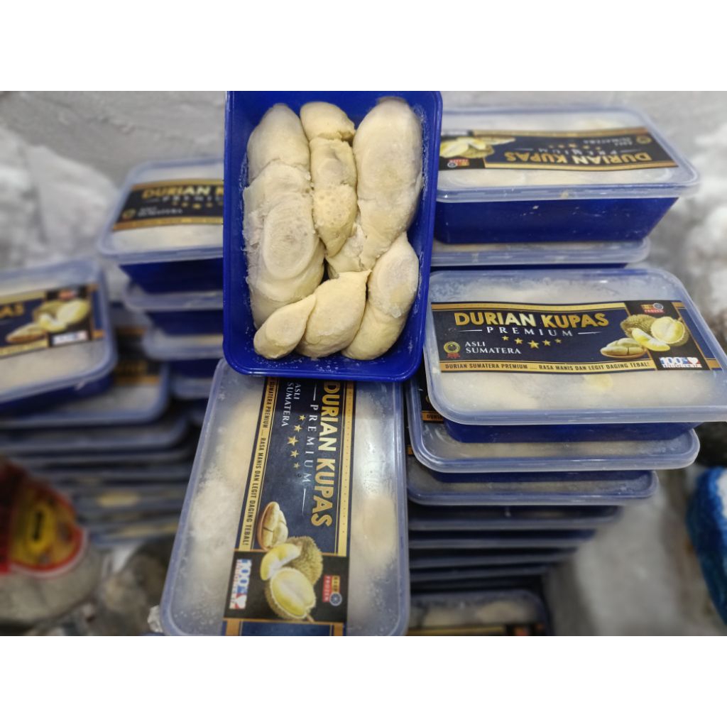 

durian kupas Medan Sumatera +-500gr