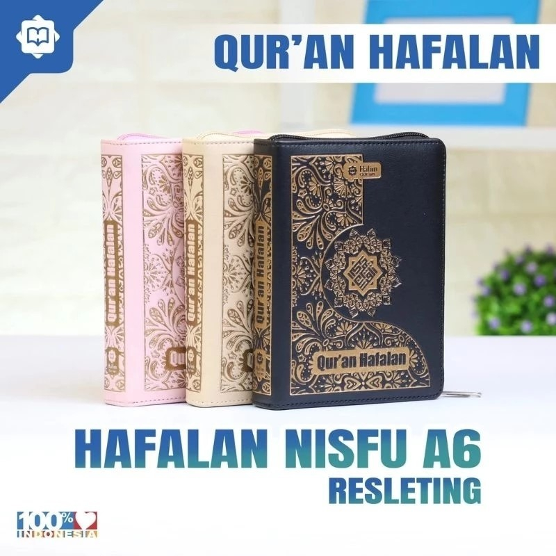 Quran Hafalan Halim A6 Resleting Non-Terjemah / Quran Hafalan Non-Terjemah