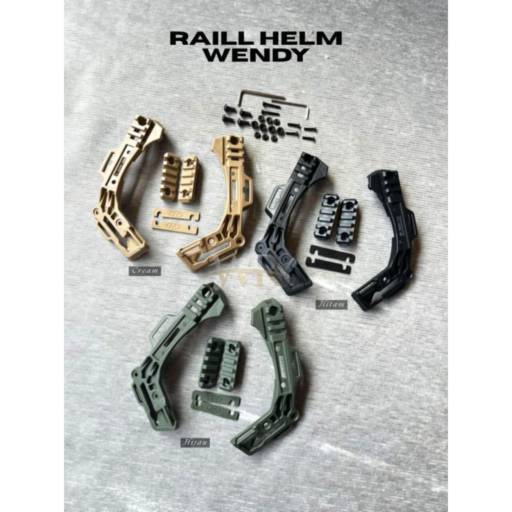 Rell Helm Wendy dan Monting Segitiga Helm Tactical / Rell Helm Wendy FMA Tactical