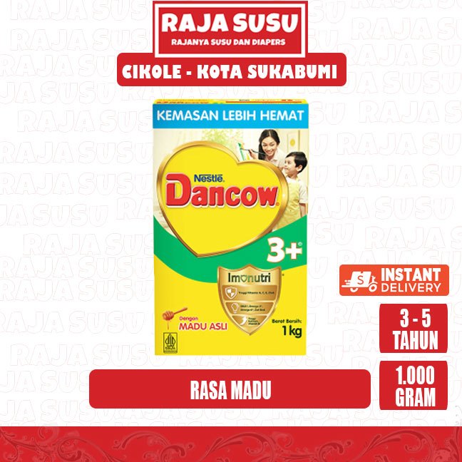 DANCOW 3+ MADU 1 KG - RAJA SUSU