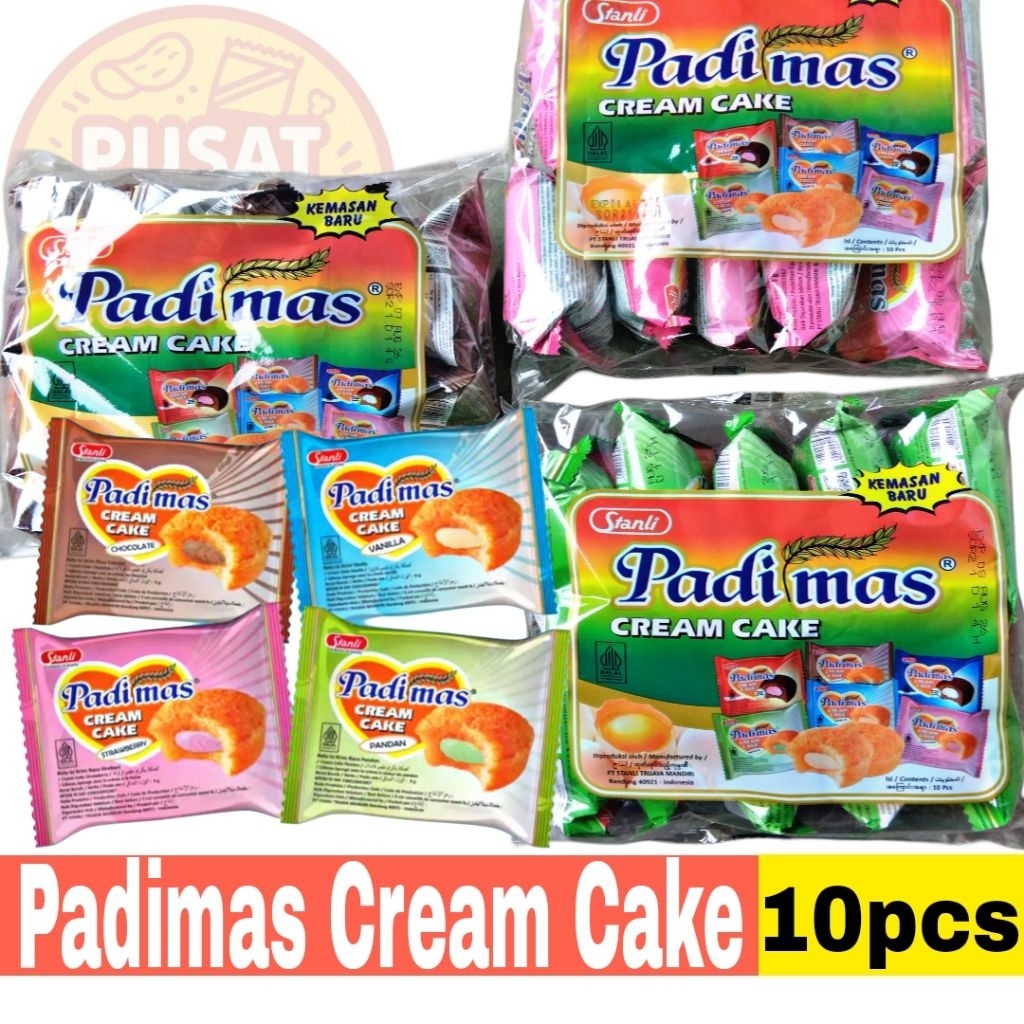 

Padimas Bolu Cream Cake Pack isi 10pcs