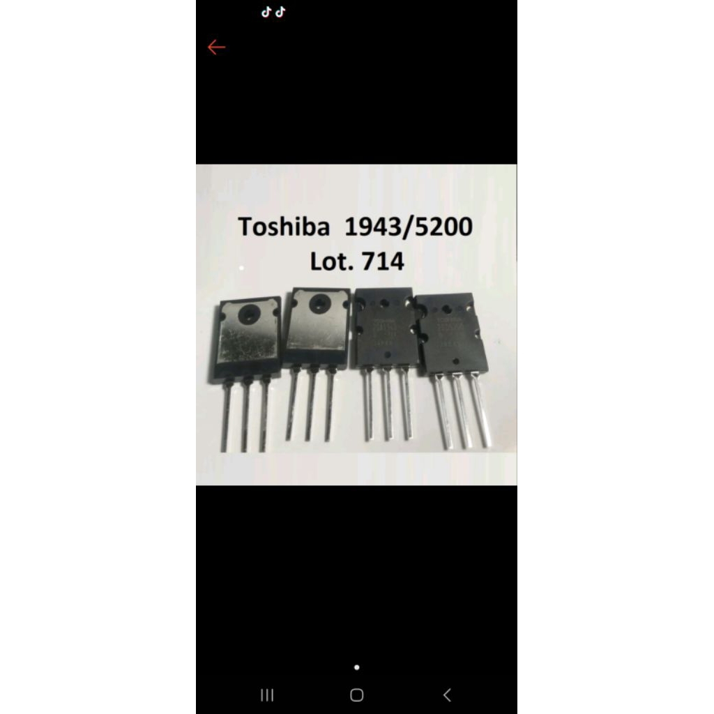 toshiba 5200 lod 714 sepasang