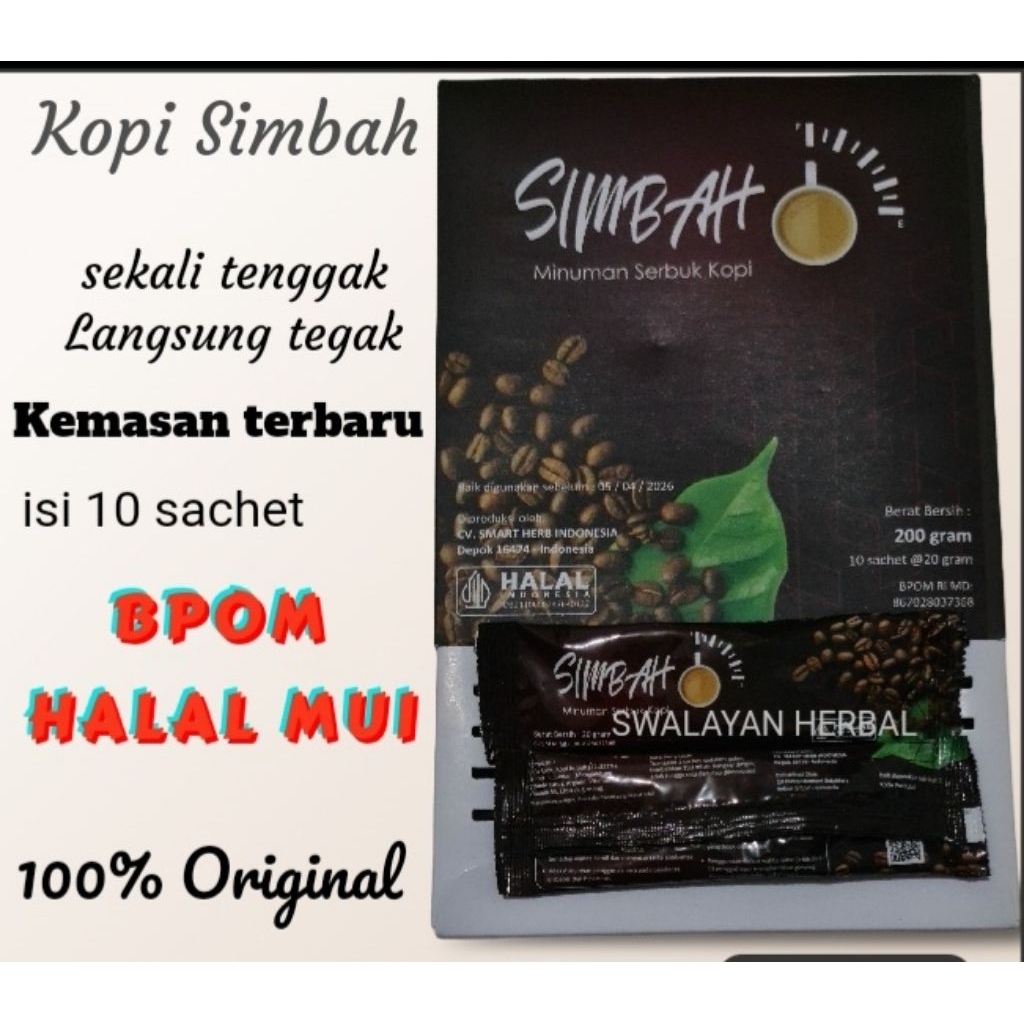 

1Bok KOPI SIMBAH Siap Nambah Kemasan Baru Original bukan pede imogen radik jamu madura borneo
