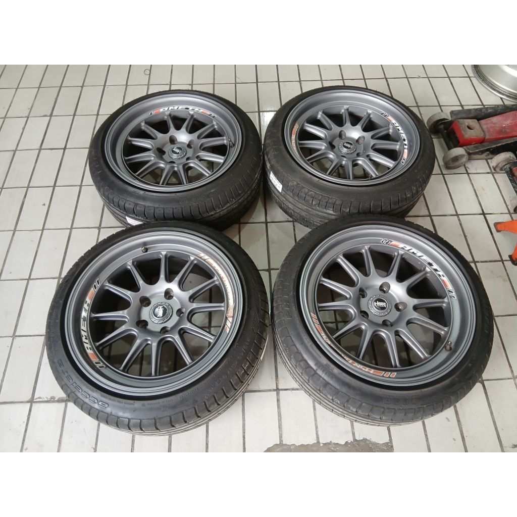 Velg Secod HSR AMETH Ring 17 Lubang 5x114 Spec Reborn + Ban