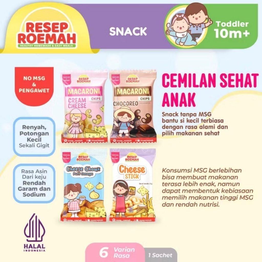 

Resep Roemah Toodler Snack / Cemilan MPASI Balita / Snack Sehat Anak Sekolah / No MSG & Pengawet