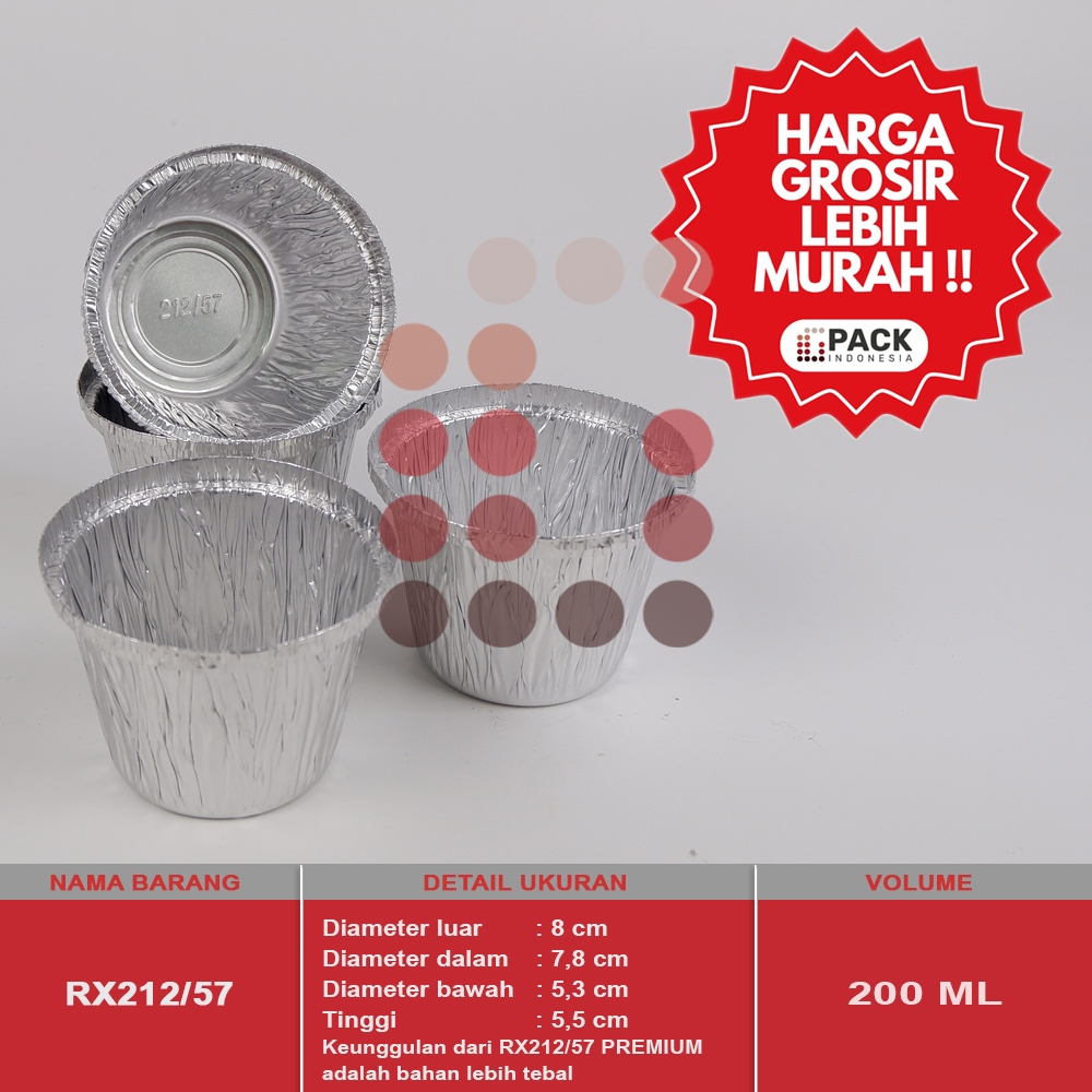 alumunium foil cup RX 212 PREMIUM zuppa soup