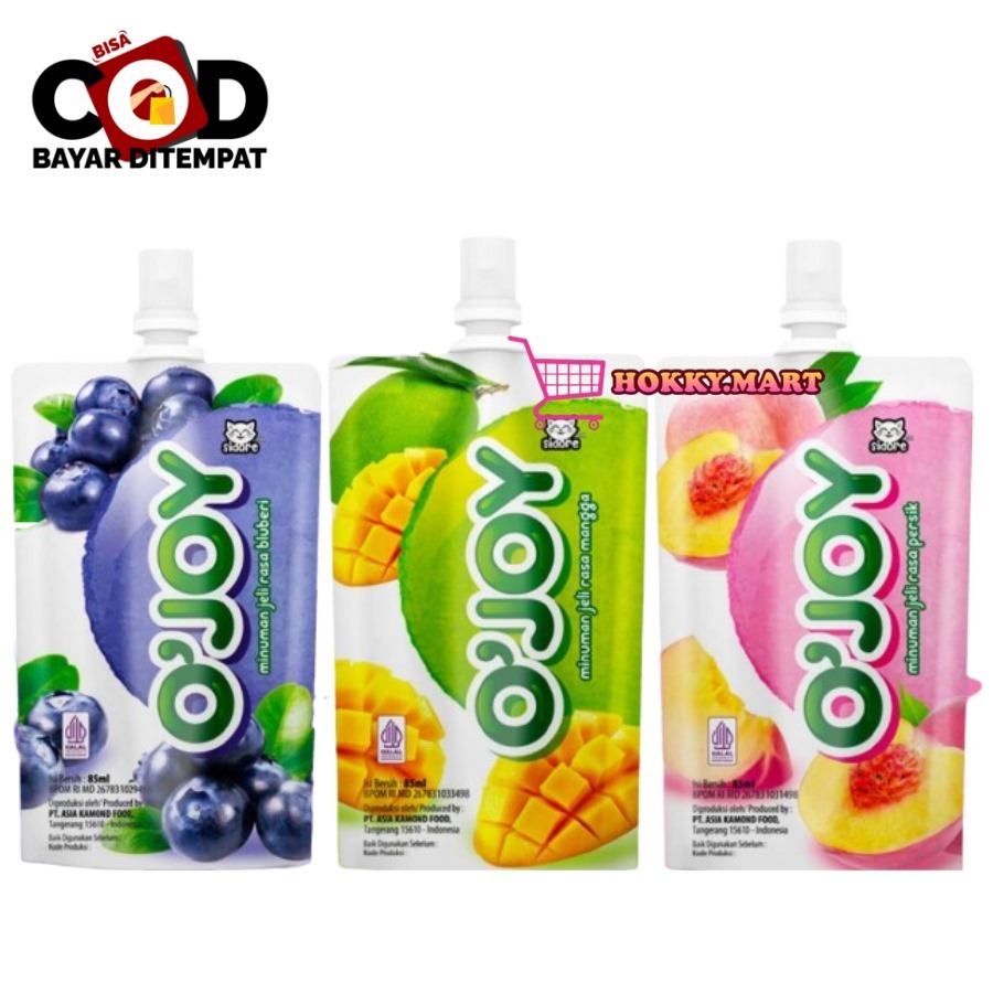 

[ HOKKY ] Sidore O’Joy Minuman Jelly 76ml x 10pcs Rasa Blueberyy Mangga Persik Peach Ojoy Jeli Drink Aneka Rasa Buah Praktis Snack Cemilan Anak Murah Halal