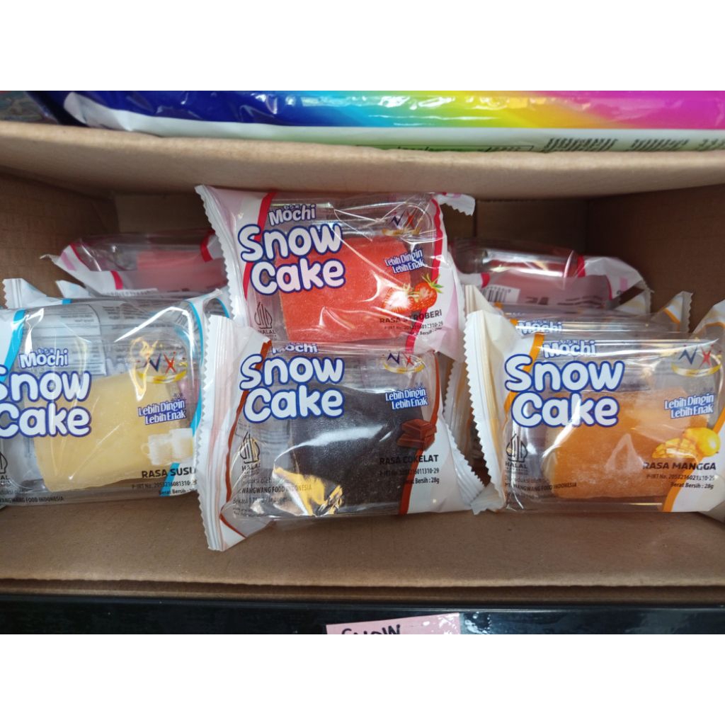 

Mochi SnowCake aneka rasa per pcs @28g