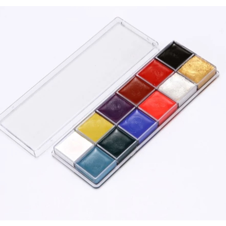 

FP12 palet 12 warna face body paint painting makeup oil special effect lukis wajah SALEE!! CCOS