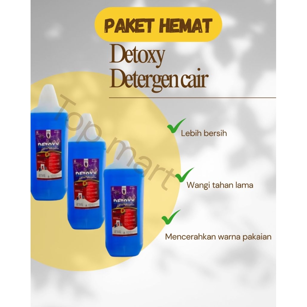 paket detoxy detergen laundry | detergen laundry | violet detergen