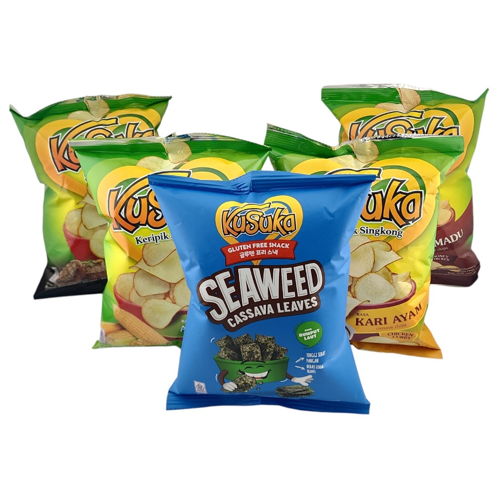 

Kusuka Keripik Singkong MINI - Netto 20 gram.