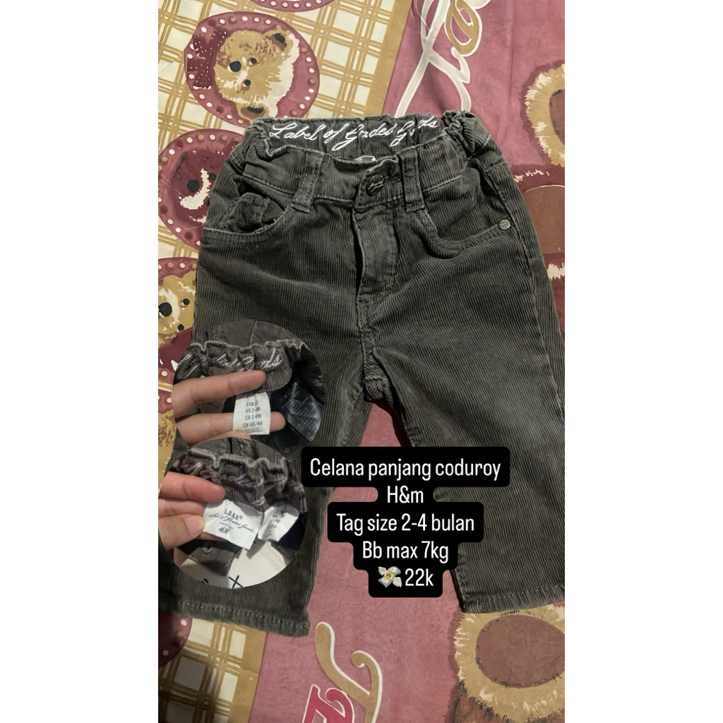 celana bayi preloved
