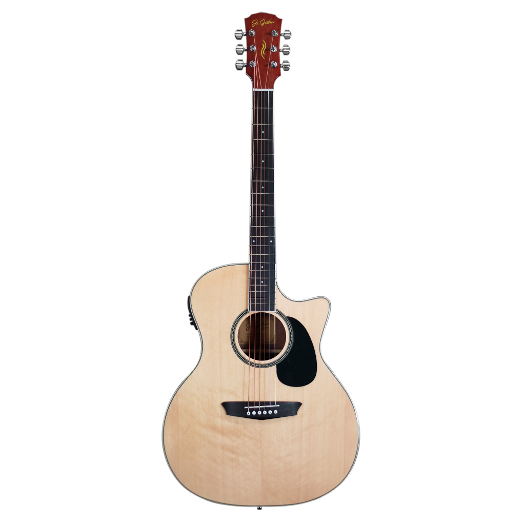 JS Guitar JG100CE / Guitar Akustik Elektrik JS Guitar / Natural & BSB