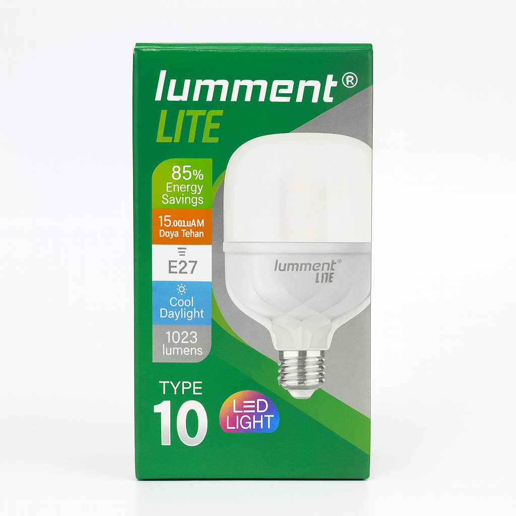 LUMMENT Lite Lampu Capsule Hemat Energy Type 10 - Cahaya Putih