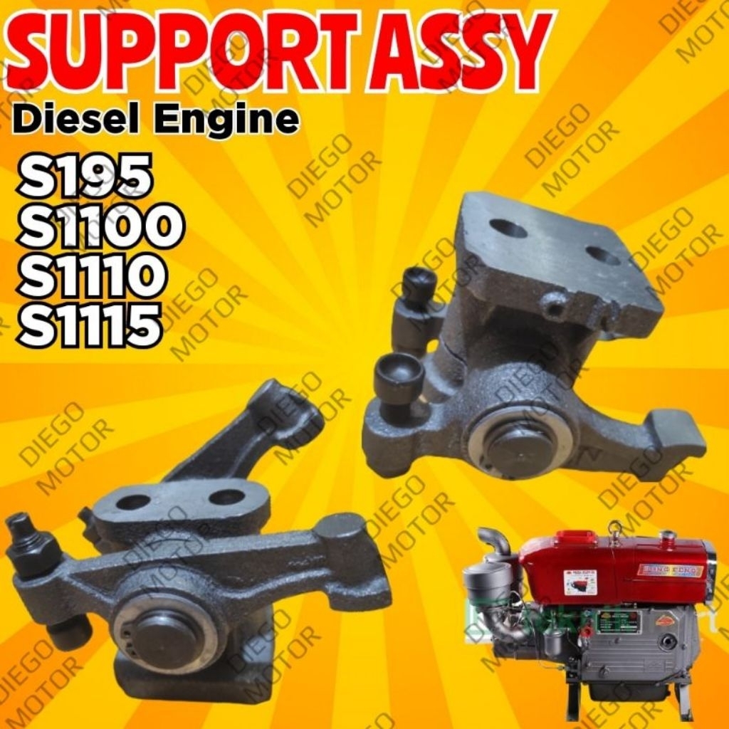 Rocker arm Assy mesin diesel Dongfeng 12pk 16pk 20pk 24pk