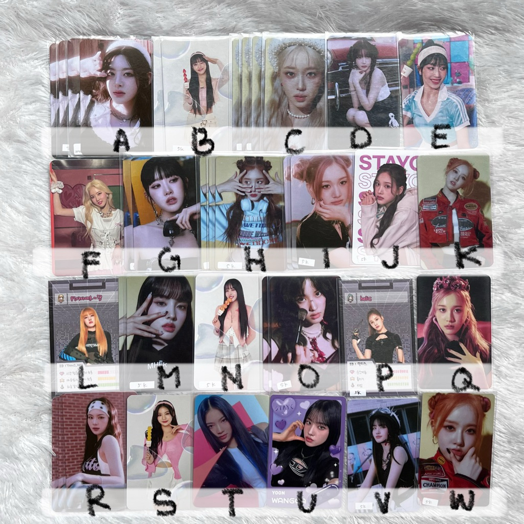 [OFFICIAL] SELL WTS STAYC PHOTOCATD PC TANGHULU SEEUN ISA YOON SIEUN SUMIN J POB ALBUM STAYDOM ASAP 