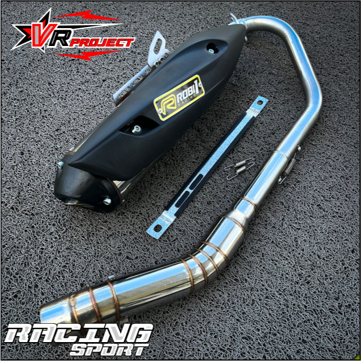 Knalpot racing rob 1 Vixion fu R15 cb MX king knalpot bass adem