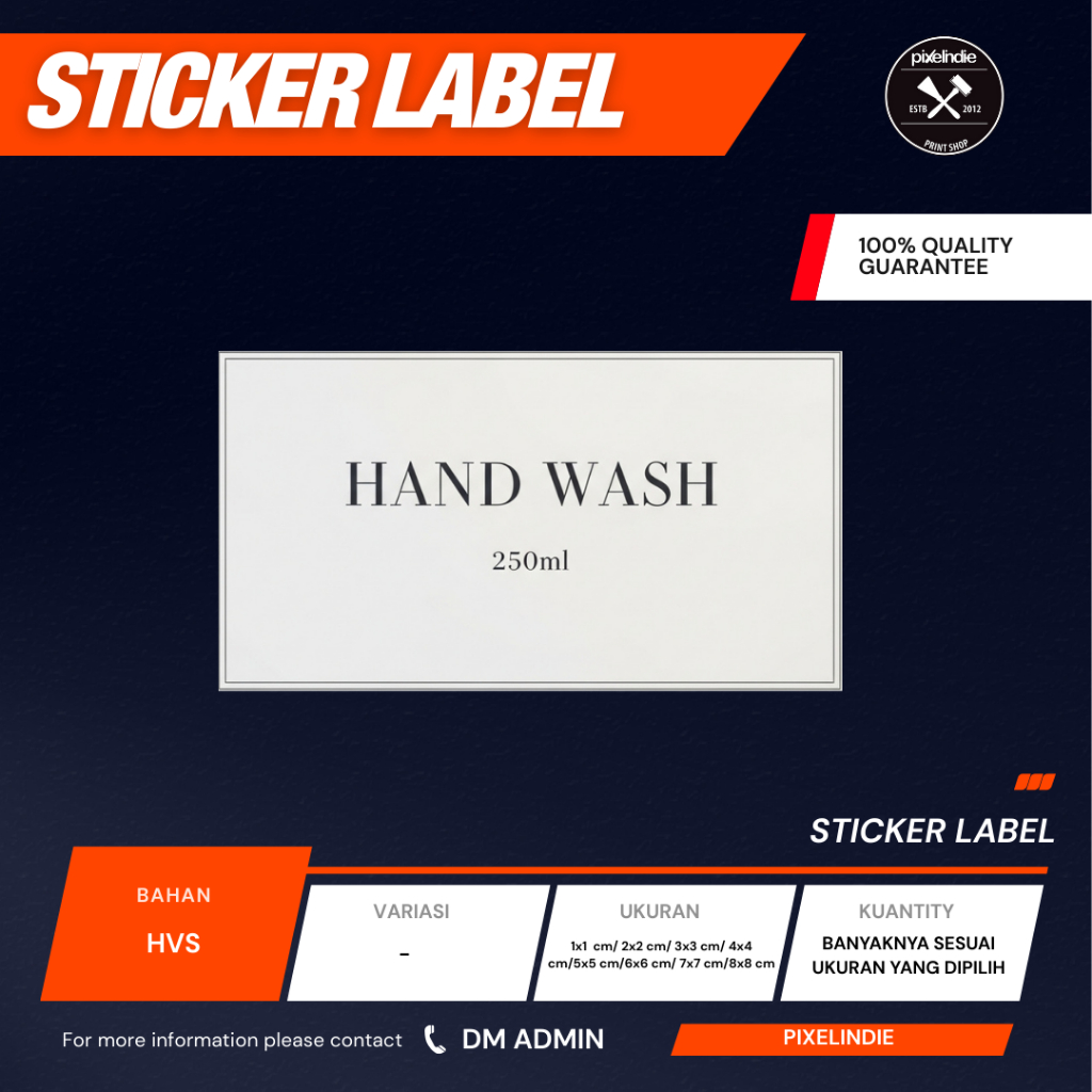 

Cetak Sticker Logo HVS / Kraft | Label Murah, Berkualitas & Eco-Friendly