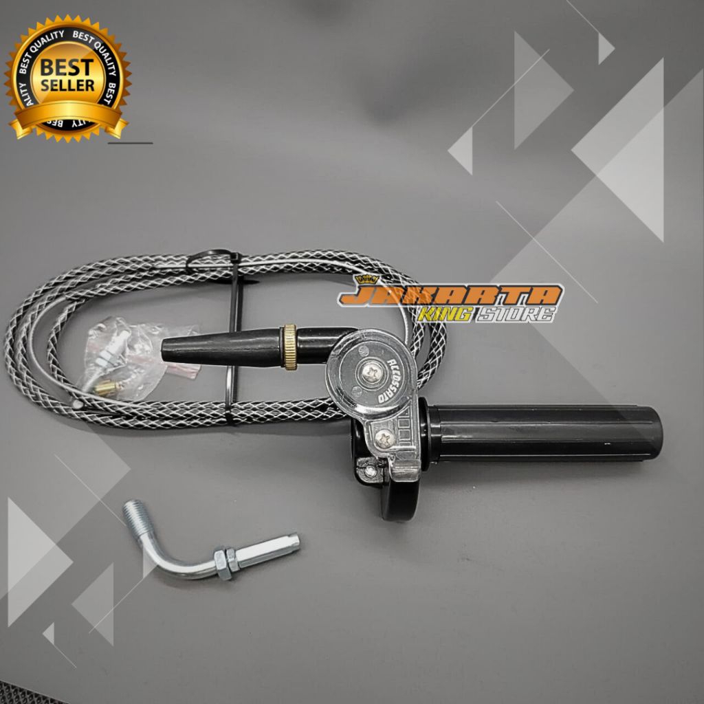 gas spontan accosato set kabel gas karbon universal
