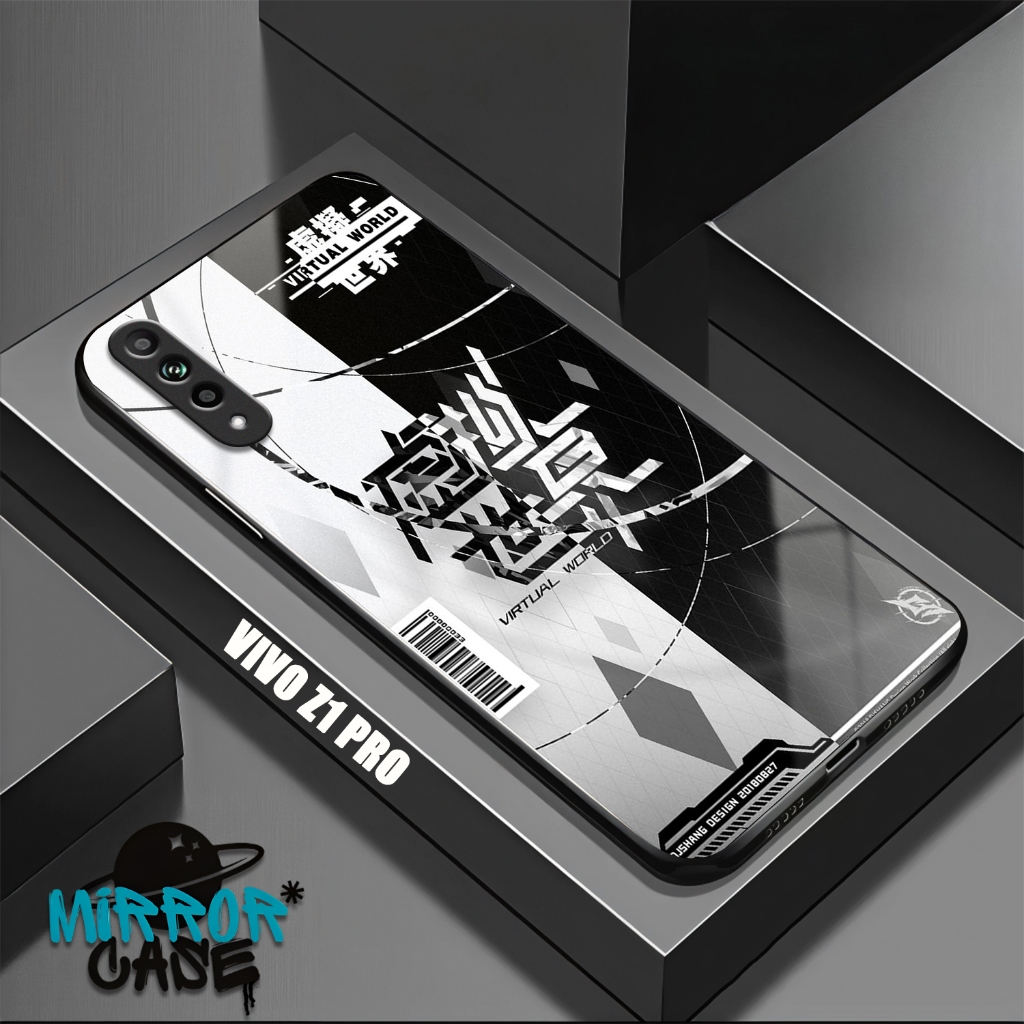 Softcase  Vivo Z1 Pro Casing Glossy Vivo Z1 pro Vivo 1951 1918 Case kaca - Kesing Kaca Kilau - Casin