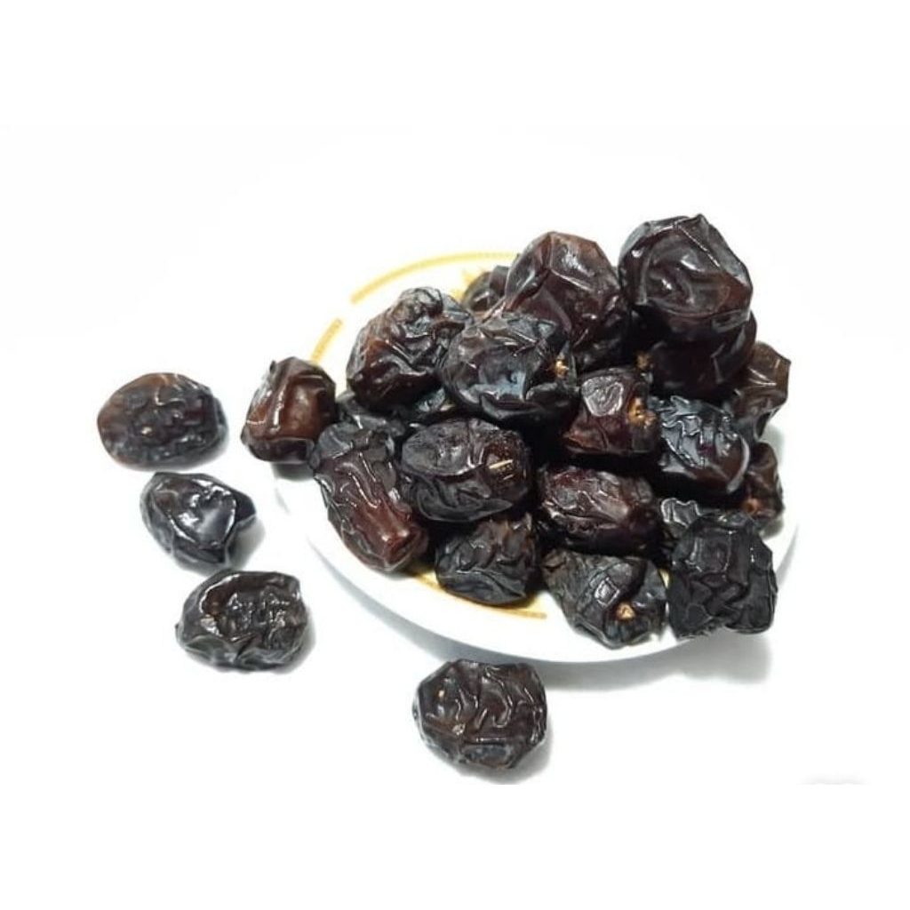 

KURMA AJWA MADINAH KEMASAN TINWOL 250GR