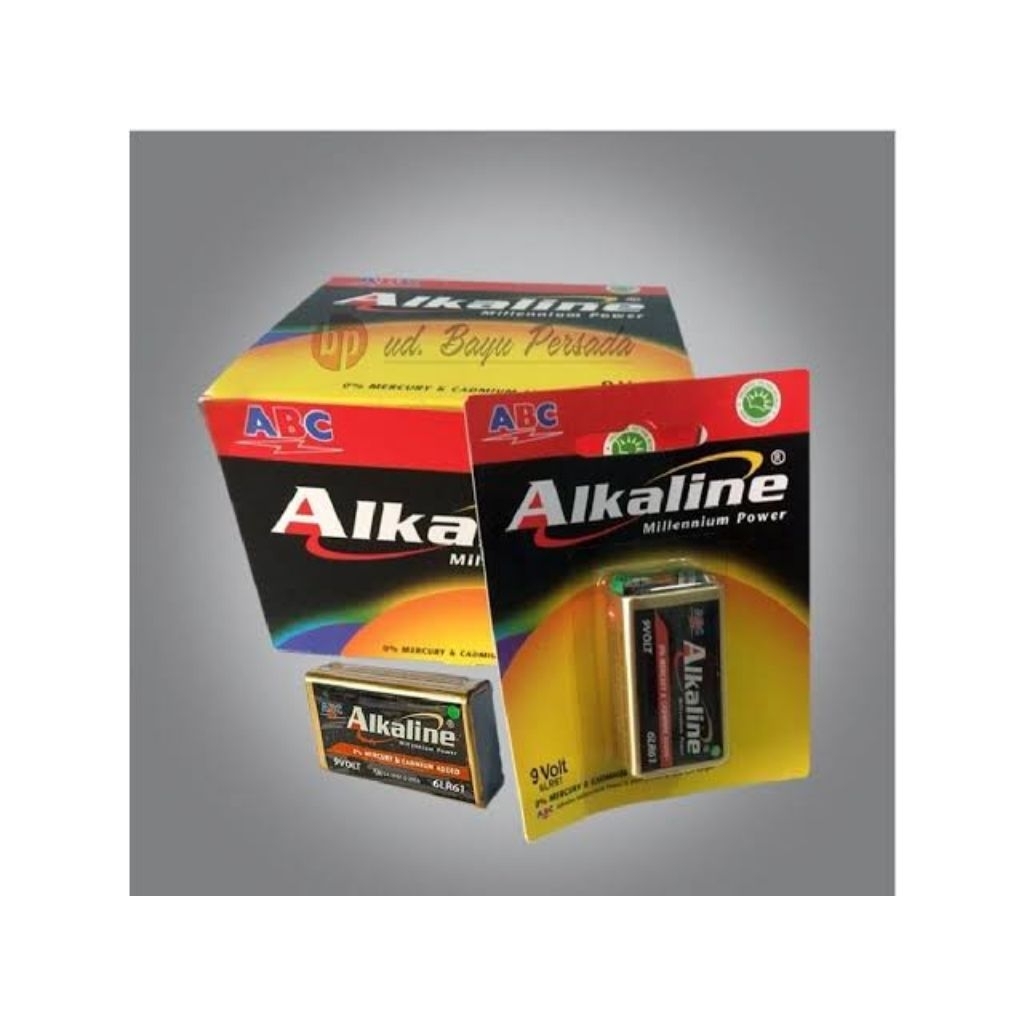 Baterai 9 volt alkaline