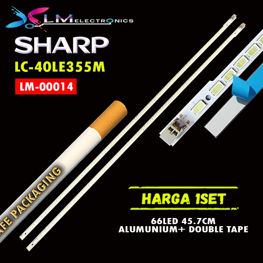 BACKLIGHT TV LED SHARP LC-40LE355M LC40LE355M 40LE355M LC 40LE355 M
