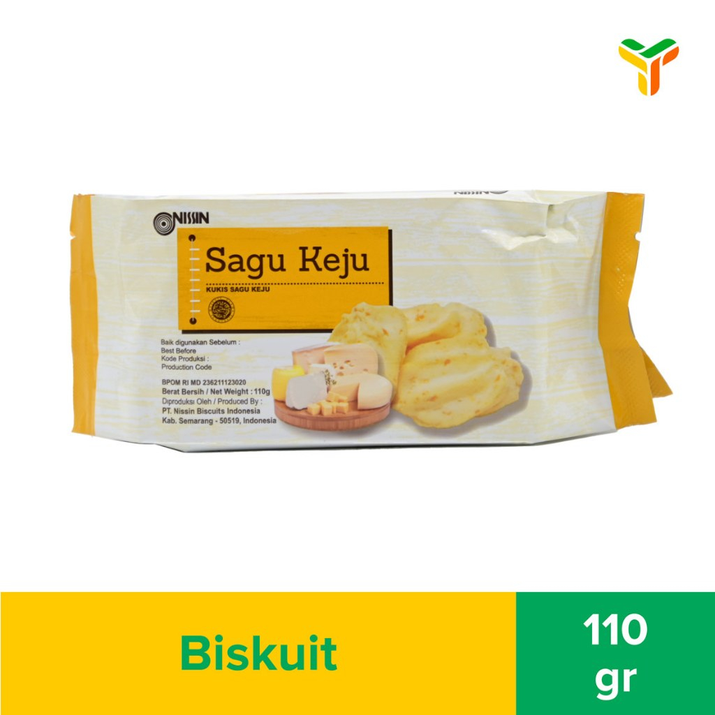 

Nissin Sagu Keju 110 Gram Kue Makanan Ringan