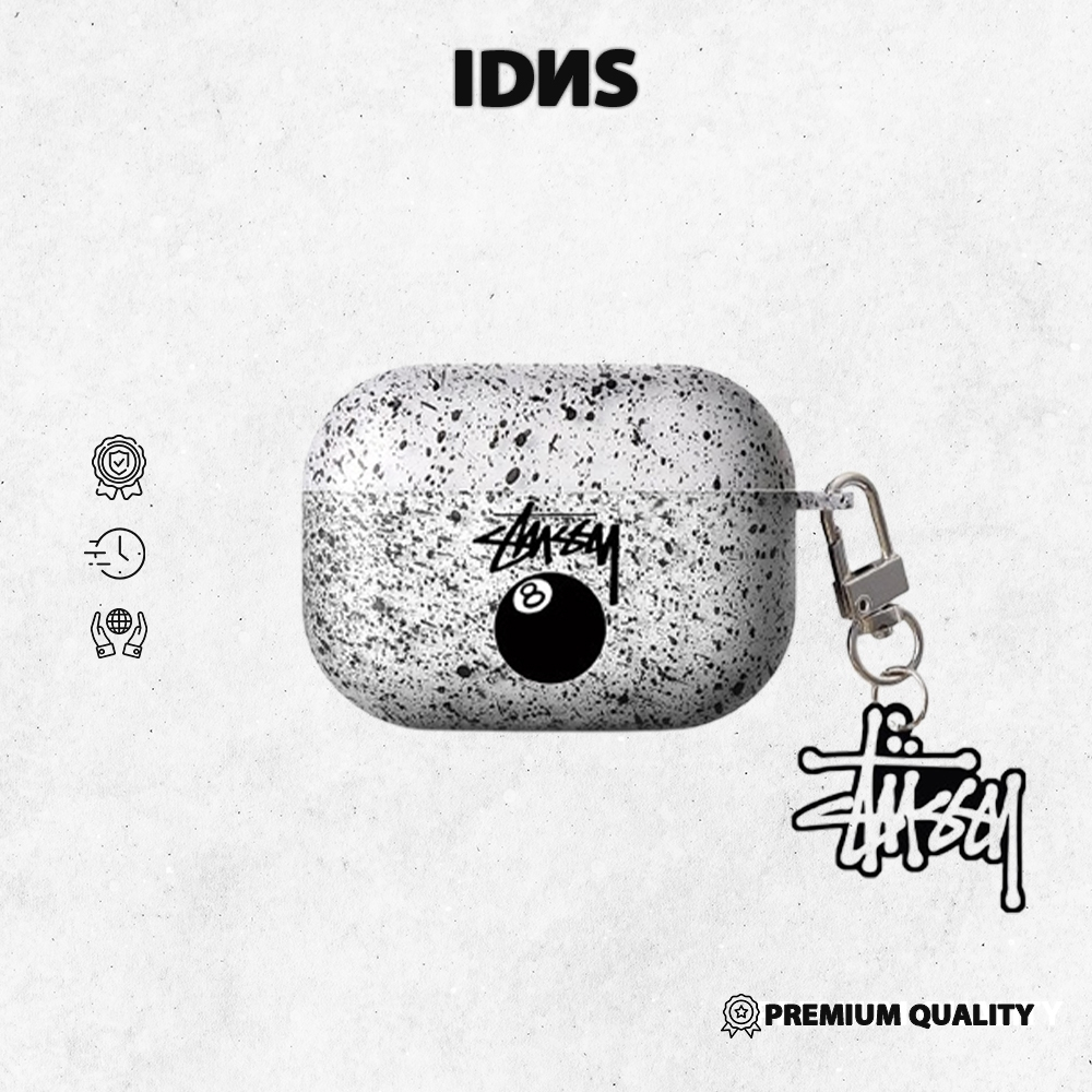 IDNS Casing Airpods Stussy 01 | Airpods Pro 1| Airpods Pro 2 | Airpods Gen 3