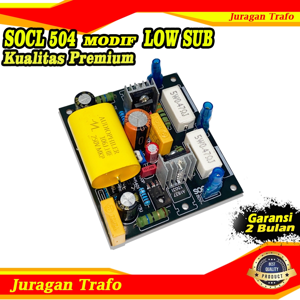 Kit Power Amplifier SOCL 504 Modif LOWSUB Original Kualitas Premium