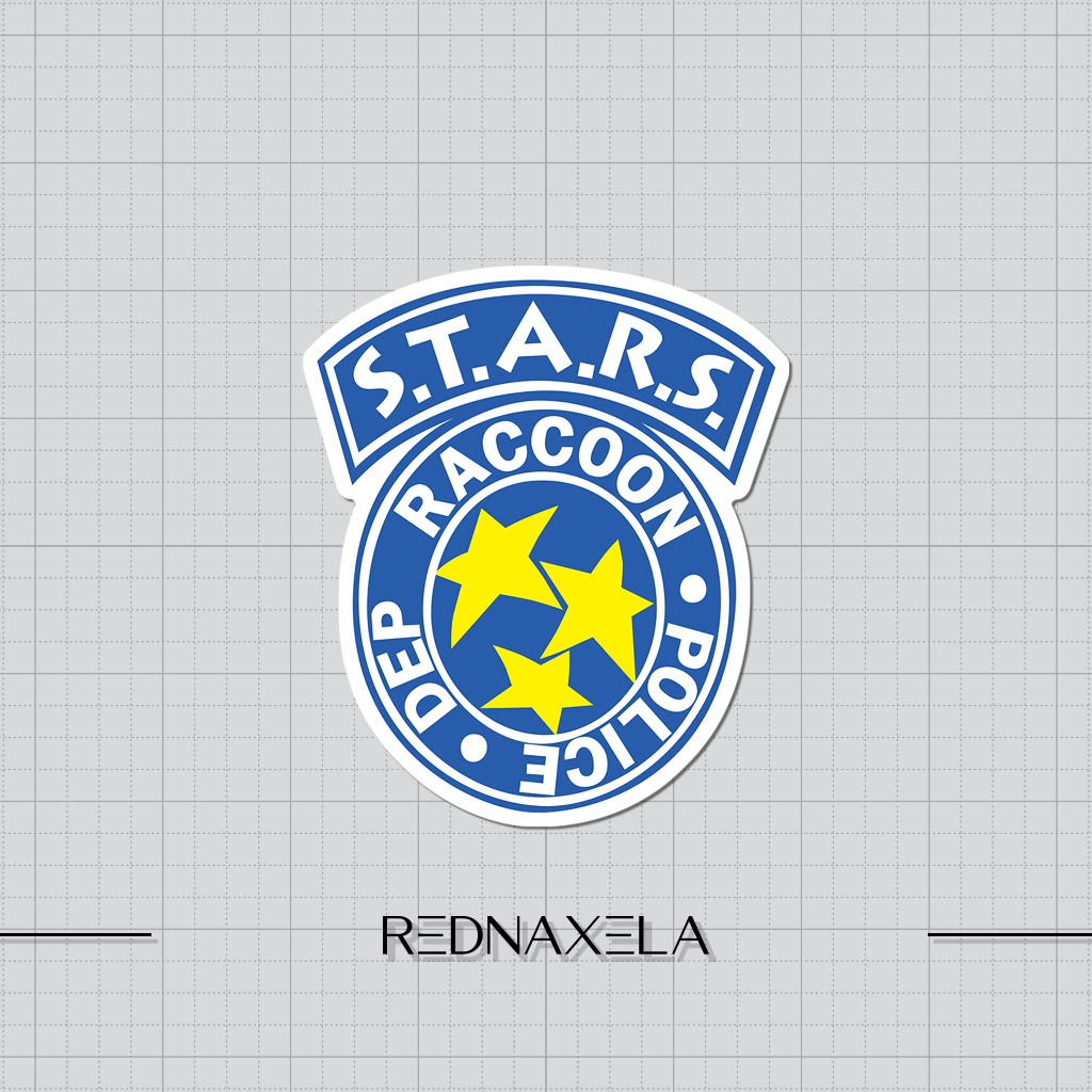 

Stiker Vinyl Raccoon City Police STARS Resident Evil Stiker Koper Outdoor Waterproof Sticker