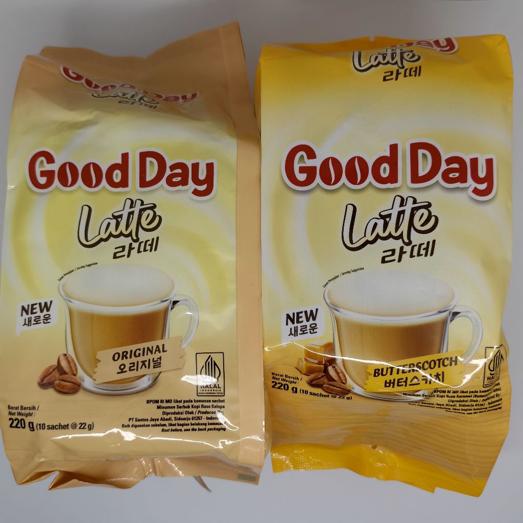 

Good Day Latte Kopi Good Day Latte Isi 10