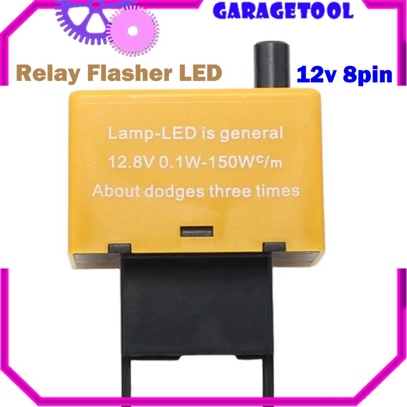 GT| 2V 8Pin Relay Flasher LED Adjustable Sein Toyota Avanza Innova Fortuner Vios Limo Yaris Sienta A