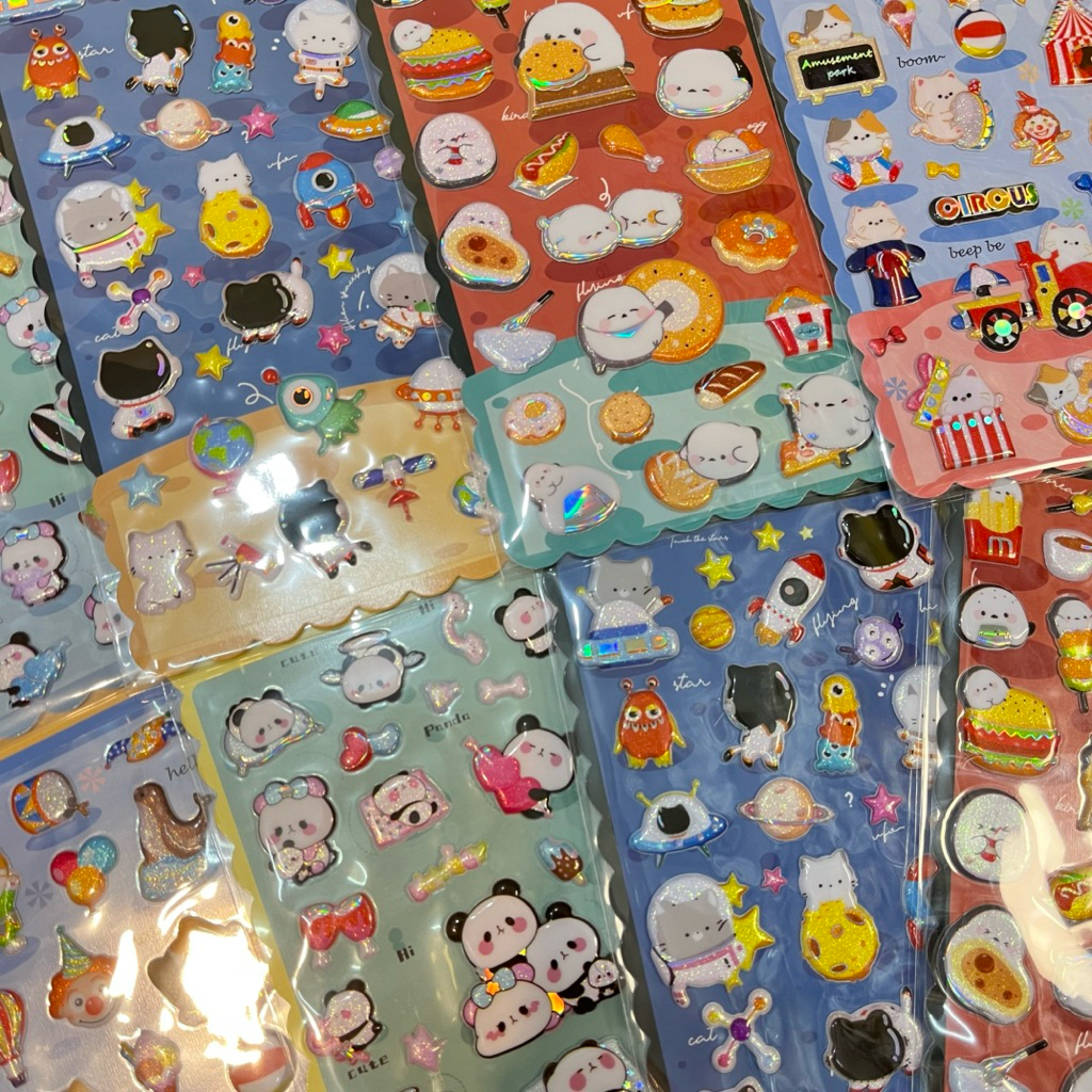 

Stiker Teenie Tales / Stiker Timbul / Stiker Puffy / Stiker Lucu