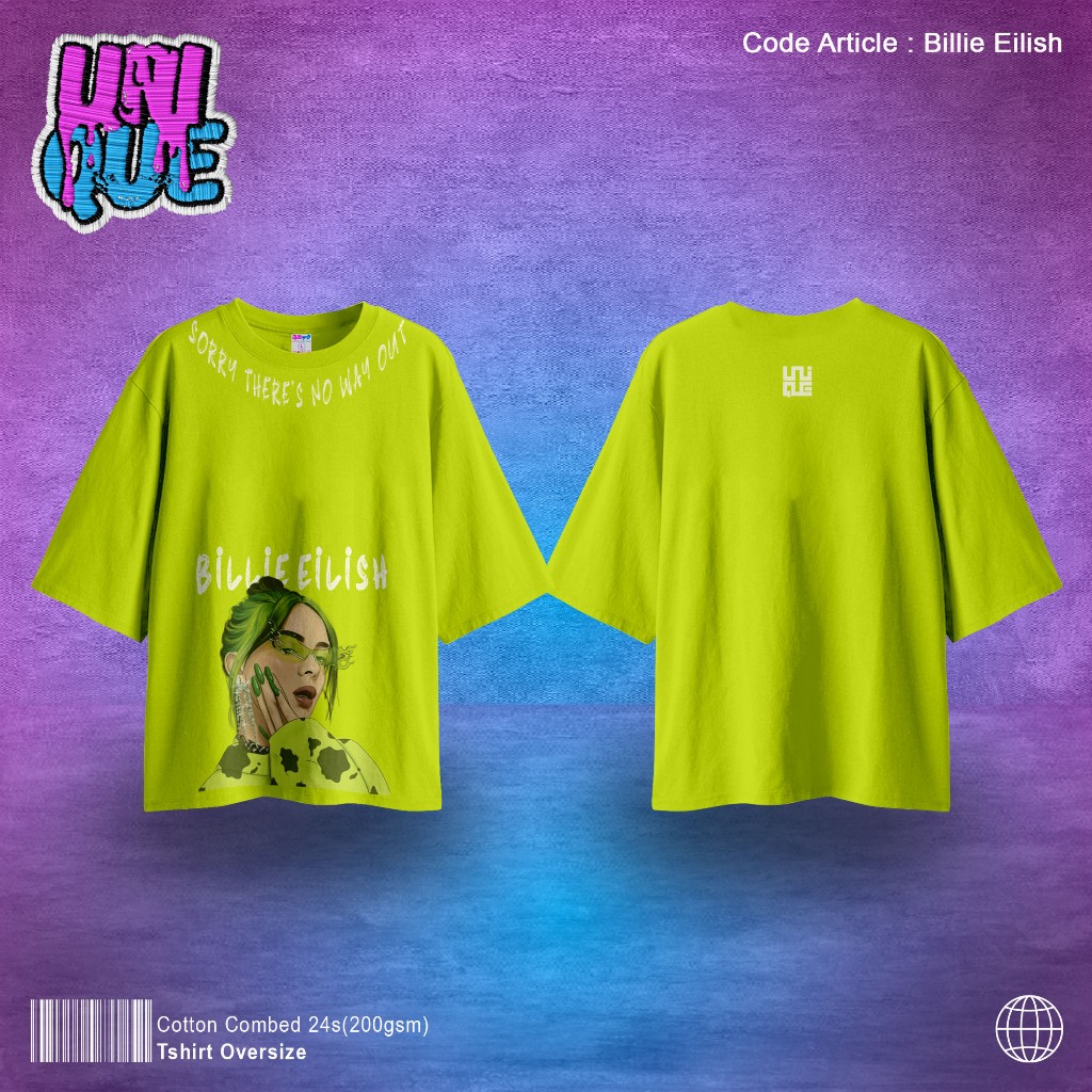 UNIQUE - (Unique Series) Kaos Oversize Billie Eilish