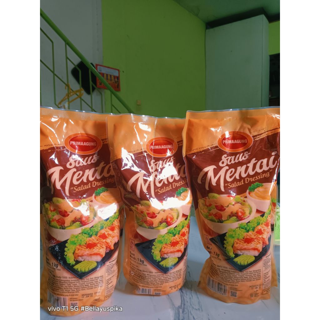 

saus mentai kemasan 1kg original halal
