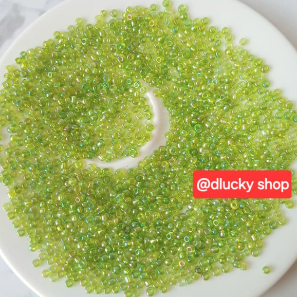 Payet pasir mote manik manik pasir jepang kebaya ukuran 3mm per 15 gram