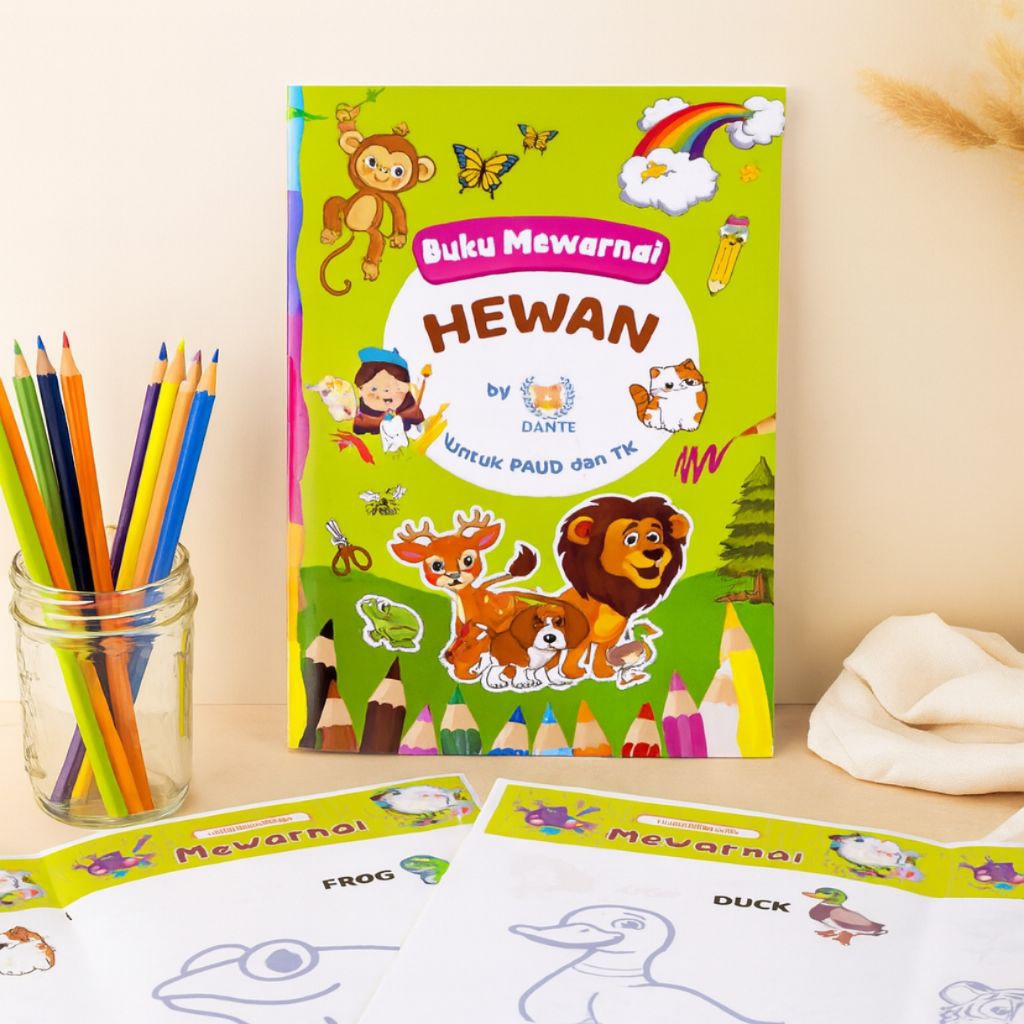 

Dante Coloring book - Buku mewarnai untuk Paud / TK - Belajar mewarnai