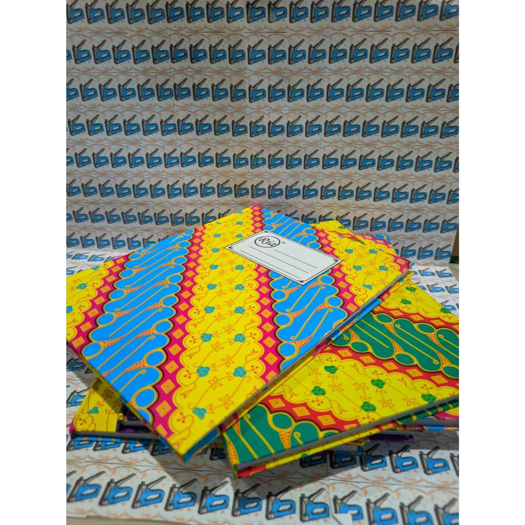 

Ria Buku Ekspedisi Hard Cover Isi 100 Lembar Motif batik Warna Cerah