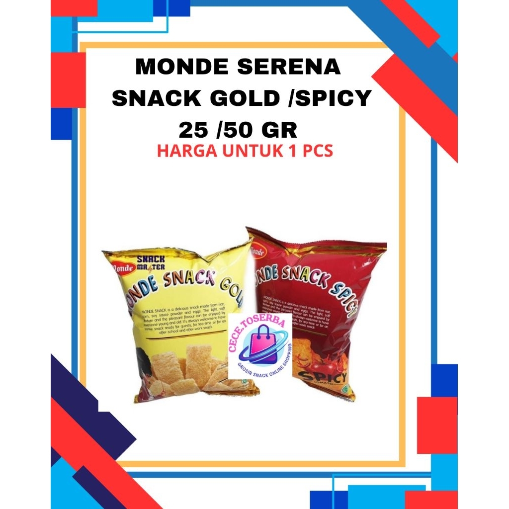 

Monde Serena Snack Gold/ Spicy 25 gr, 50gr