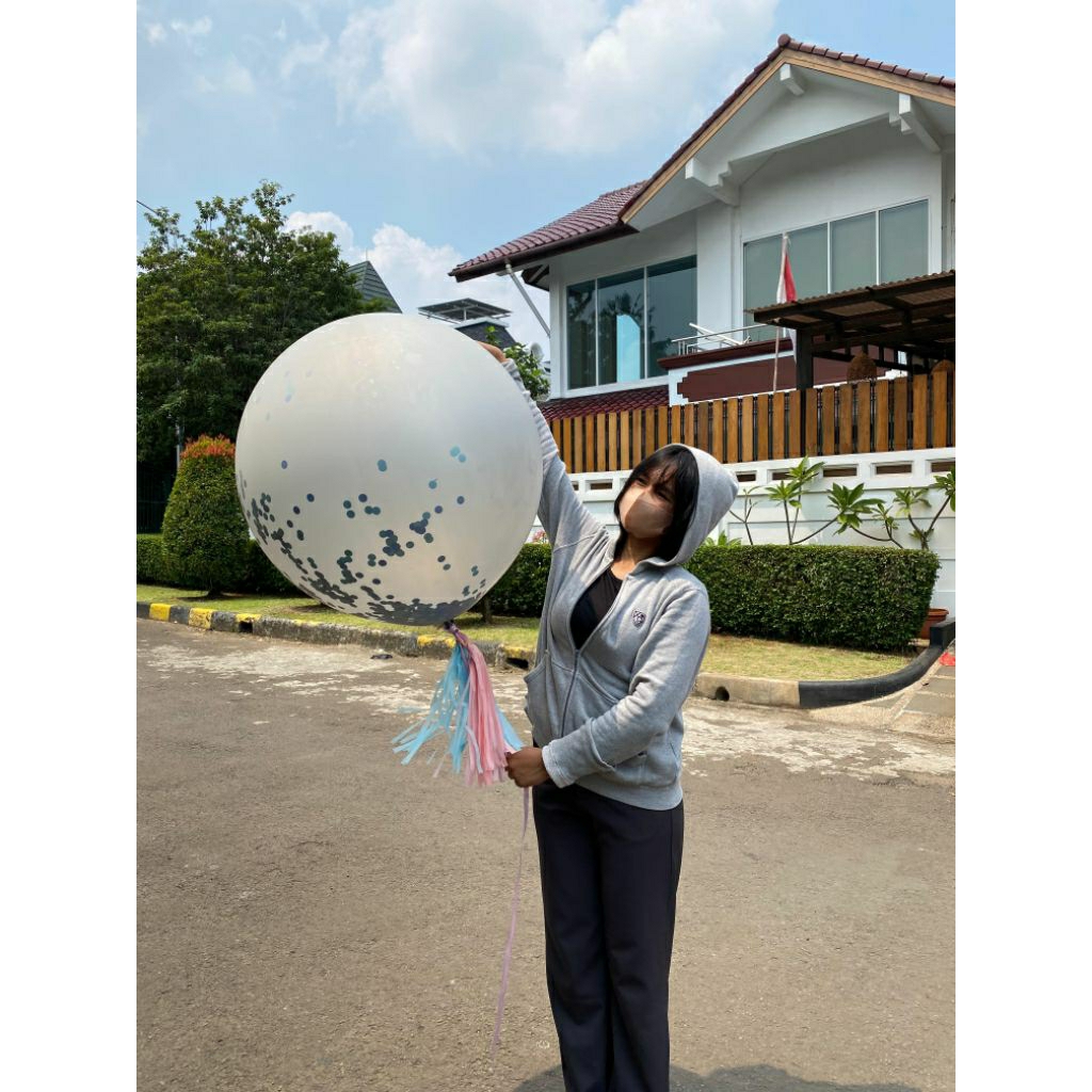 Balon latex jumbo 36inci/Balongasterbang/Balon jumbo terbang/Balon helium