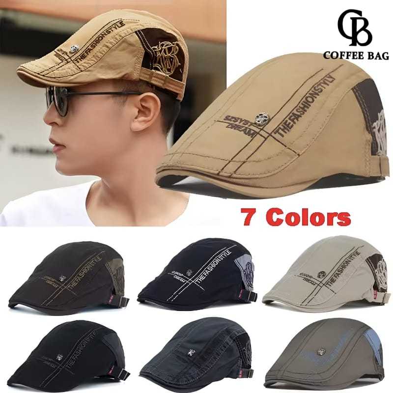 [CB] Topi Pet Pria Topi Copet Denim Adjustable Strap Keren TPI-109