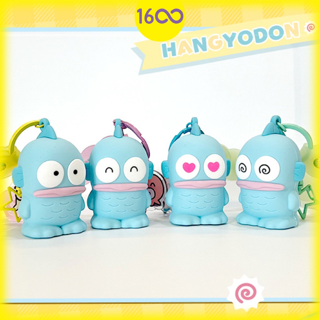 Hangyodon Expression Squeeze Keychain