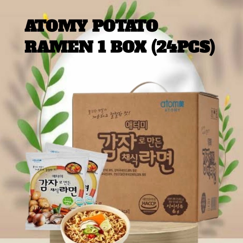 

Potato Ramen 1 Box - isi 24 pcs dari saripati kentang aatoomy