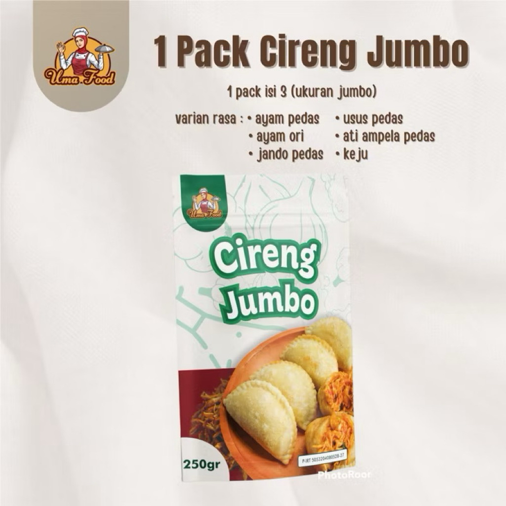 

[1 PACK] UMAFOOD Cireng JUMBO BESAR
