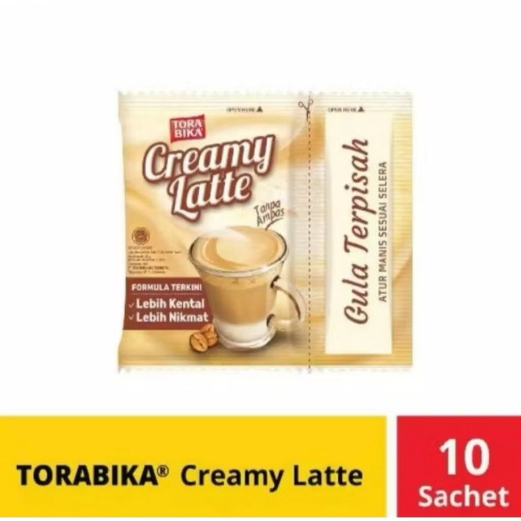 

Torabika Creamy Latte 23gr isi 10 sachet asli