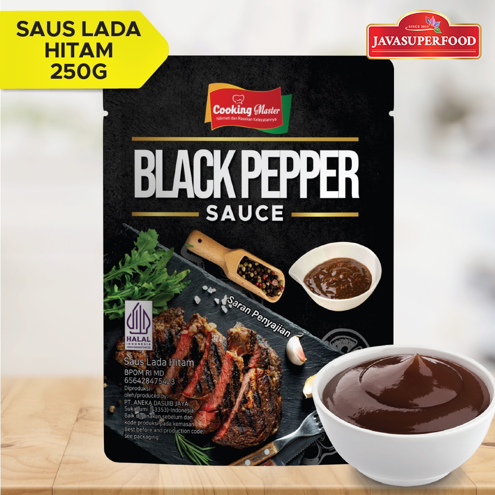 

Cooking Master - Blackpepper Sauce / Saus Lada Hitam 250gr