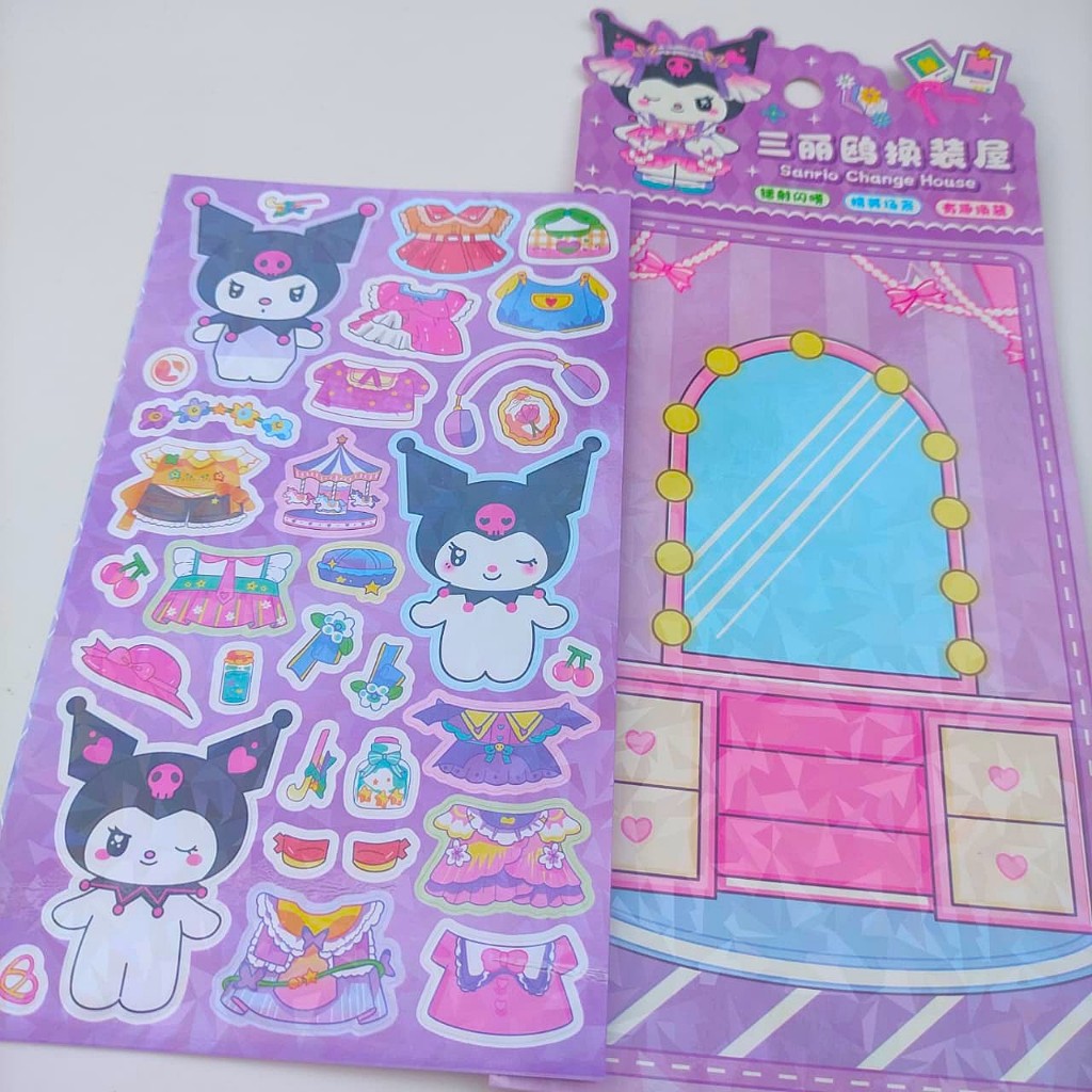

DIY sticker wajah / stiker BP satuan / stiker menempel baju sanrio